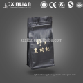 Custom printing Matte square bottom plastic bag packaging